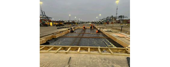 New Battery Swapping Station Infrastructure Works