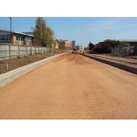 Guided Bus Way ready for asphalt